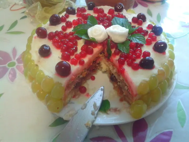 Торт « вкус лета »: шаг 7
