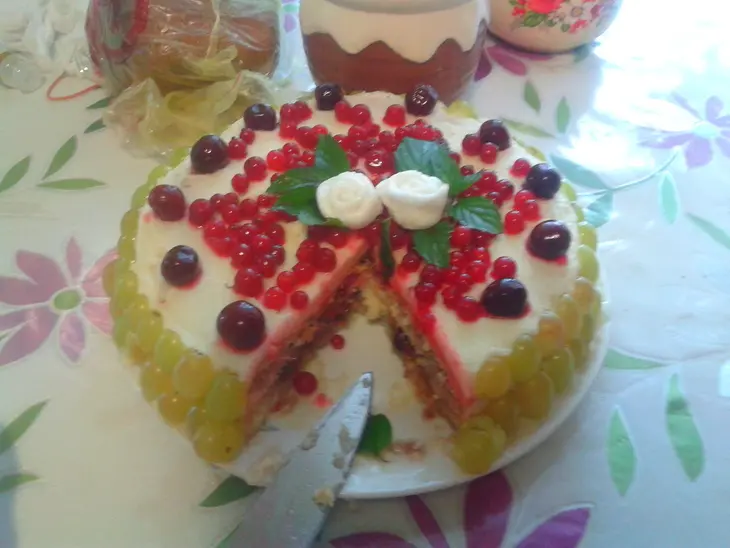 Торт « вкус лета »: шаг 8
