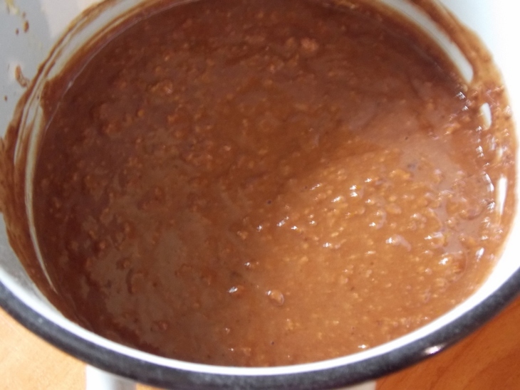 Шоколадно - цитрусовый  пирог: шаг 6