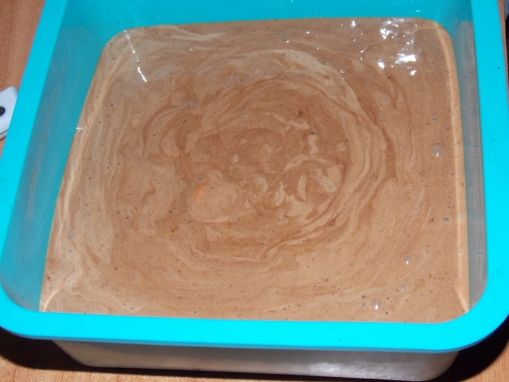 Шоколадно - цитрусовый  пирог: шаг 8