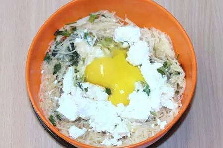 Картофельно творожные оладьи с геркулесом: шаг 3