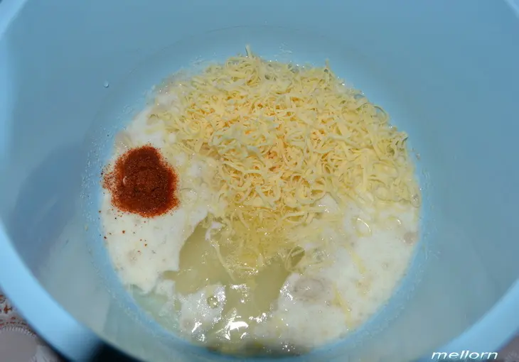 Лепешки на минеральной воде: шаг 2