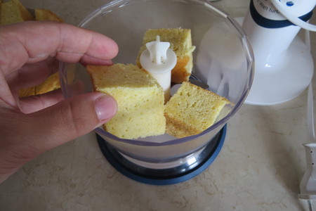 Бисквитное пирожное  «картошка»: шаг 4
