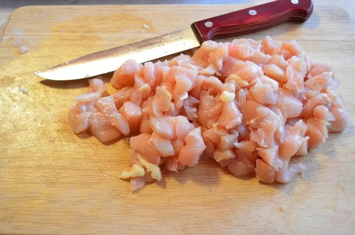 Фаршированные перцы с адыгейским сыром и индейкой: шаг 2