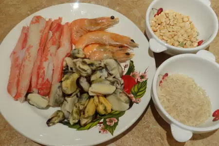 Средиземноморский суп с морепродуктами, бобовыми и рисом: шаг 5