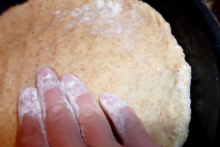 Пирог с капустой на полезном тесте: шаг 4