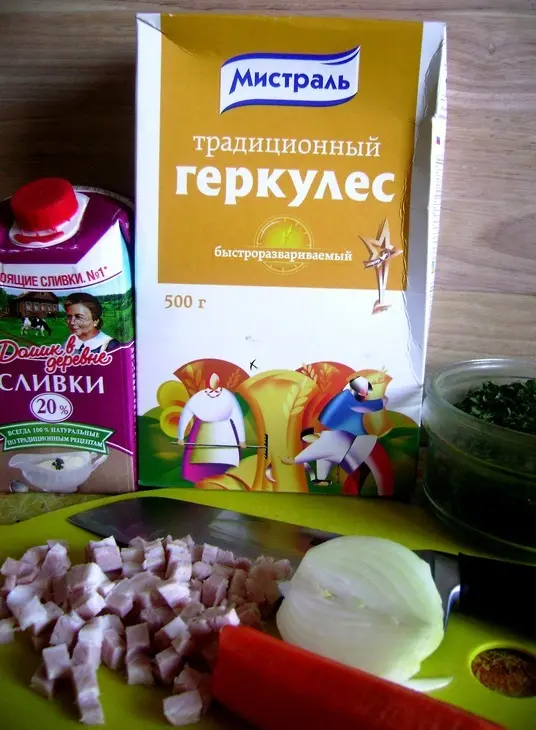 Каша геркулесовая для подвигов!: шаг 1