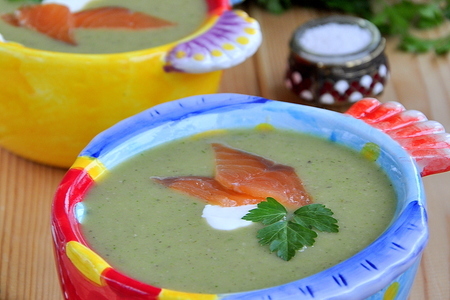 Ароматный зеленый крем-суп из тыквы и базилика : шаг 4