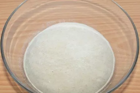 Фокачча из трех видов муки с начинкой: шаг 3