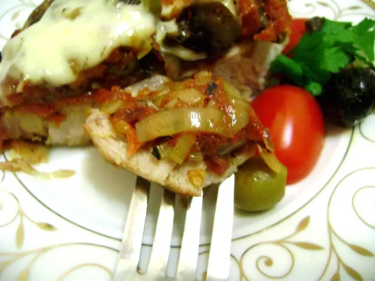 Свинина пиццайола. maiale aiia pizzaiola.: шаг 8
