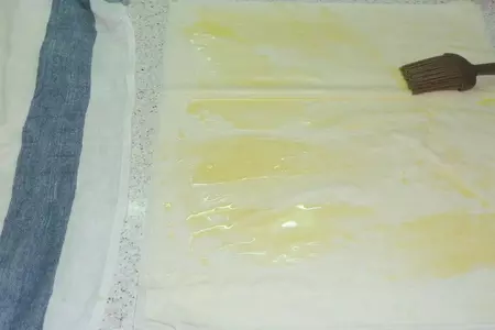 Бурекасы с рубленой говядиной и печеными баклажанами: шаг 6