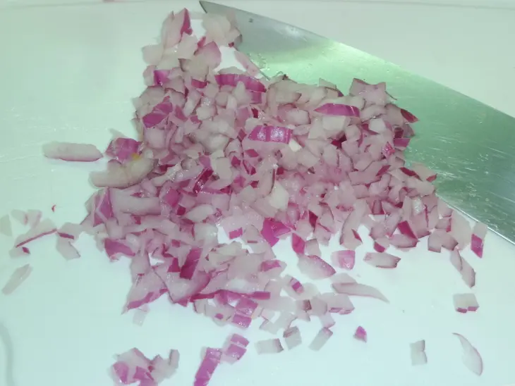 Мelitzanosalata (салат из запеченных овощей) с острова родос: шаг 4