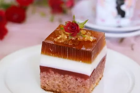 Пирожное "малиновая роза": шаг 7
