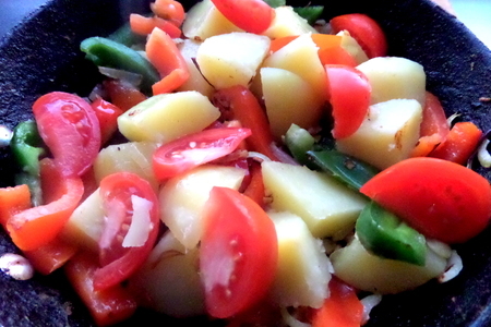 Салат с картофелем и маслинами: шаг 6