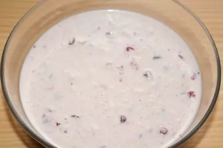 Овсяные маффины с клюквой и клюквенным соусом: шаг 5