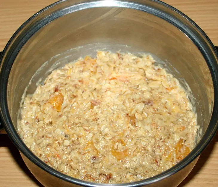 Овсяные палочки с хурмой: шаг 5