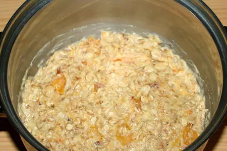 Овсяные палочки с хурмой: шаг 5