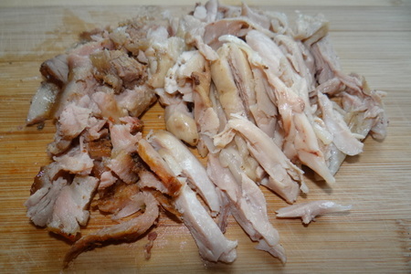 Курица с копченым ароматом и молодым шпинатом под соусом бешамель: шаг 4