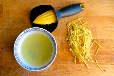 Теплые оливки и маслины с лимоном и зеленью: шаг 5