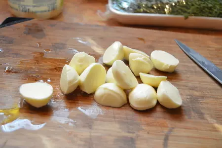 Зеленый салат с оливками и соусом тартар: шаг 5
