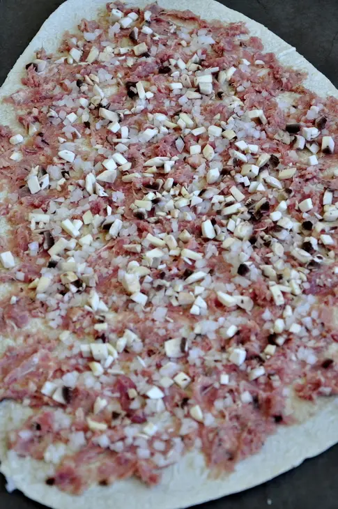 Быстрый мясной пирог в мультиварке: шаг 4
