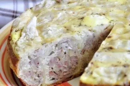 Быстрый мясной пирог в мультиварке: шаг 10