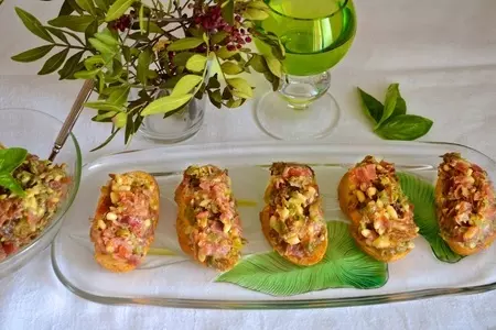 Мясные кростини: шаг 8