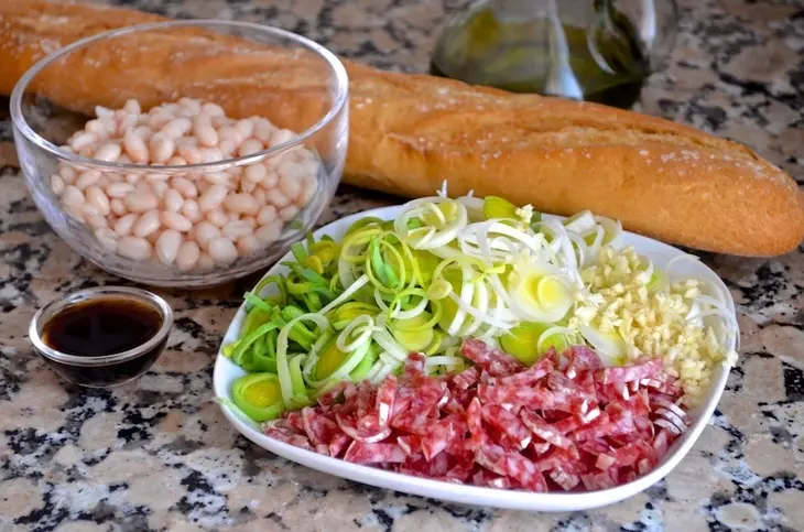 Мясные кростини: шаг 14
