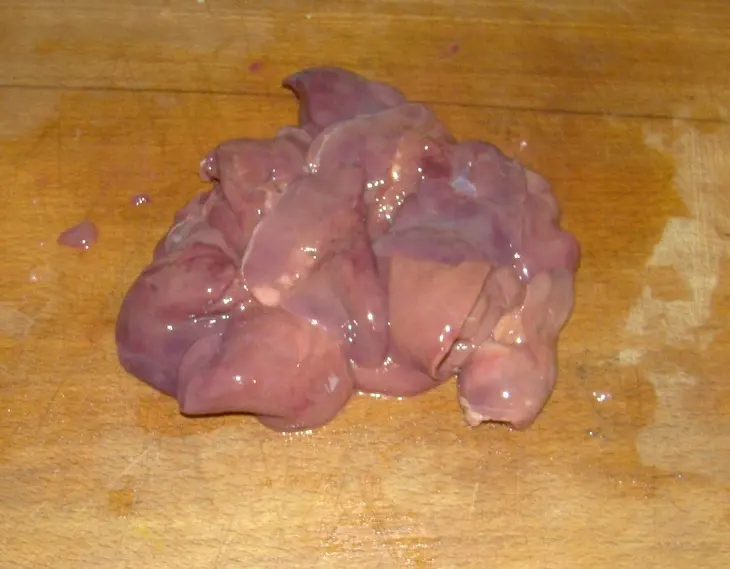 Салат из пекинской капусты с печенью и яблоками: шаг 3