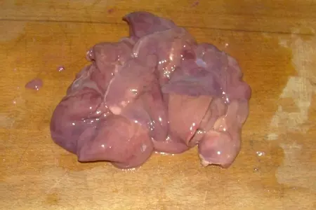 Салат из пекинской капусты с печенью и яблоками: шаг 3