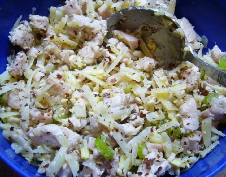 Куриный салат с черным рисом: шаг 5