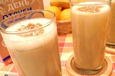 Коктейль утренний с овсяными отрубями: шаг 4