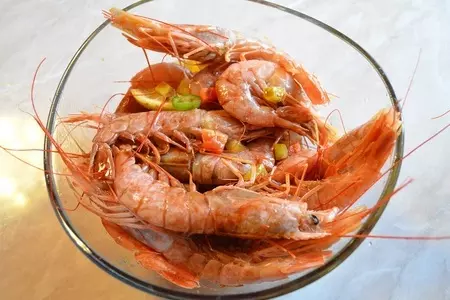 Креветки  королевские по средиземноморски: шаг 4