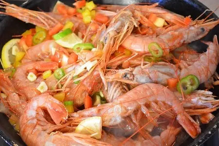 Креветки  королевские по средиземноморски: шаг 5