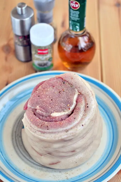 Запеченный свиной рулет (arista in porchetta): шаг 3