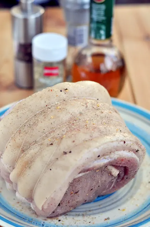Запеченный свиной рулет (arista in porchetta): шаг 4