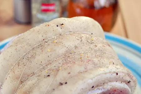 Запеченный свиной рулет (arista in porchetta): шаг 4