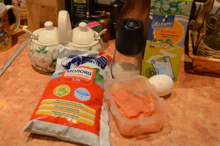 Сливочный сыр с малосольной семгой и укропом: шаг 1