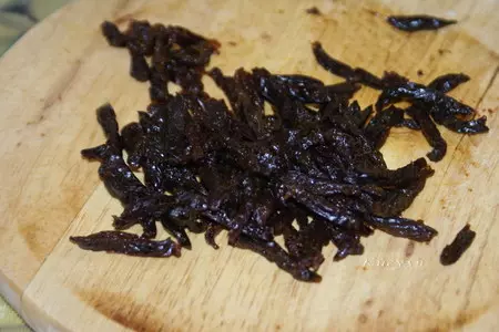 Овощной салат с черносливом и ореховым соусом: шаг 3