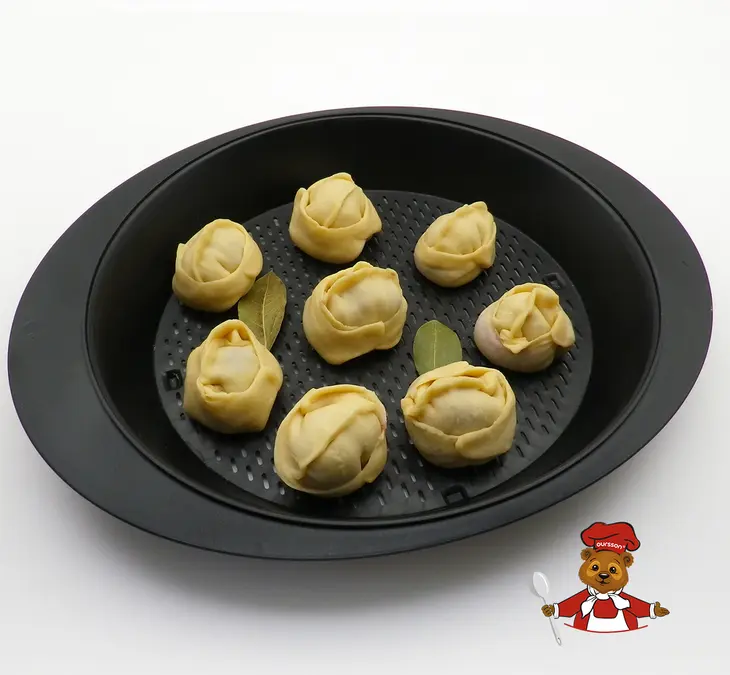 Манты с говядиной в кухонной машине oursson км1010нsd cook+: шаг 16