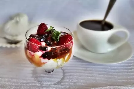 Каша из 5 злаков под шоколадно-зефирным соусом: шаг 6