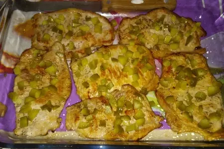 Свиной карбонад, запеченный с корнишонами по-испански.: шаг 5