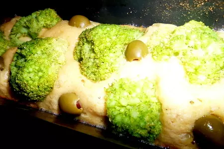 Кекс с брокколи и оливками: шаг 8