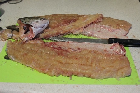 Малосольный балтийский лосось и бутерброды для девичника: шаг 2