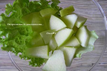 Фруктовый салат с фисташками и мятным сиропом: шаг 1