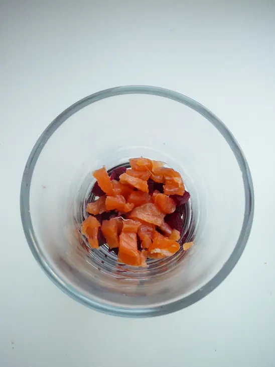 Закуска со свеклой и лососем: шаг 2