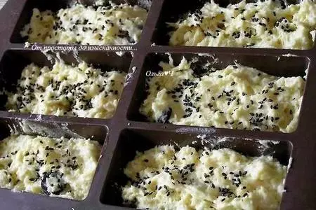 Сырные булочки с маслинами и кунжутом: шаг 4