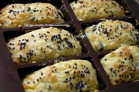 Сырные булочки с маслинами и кунжутом: шаг 5