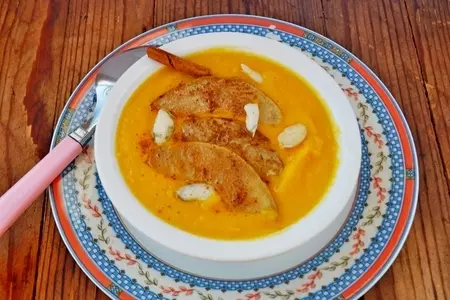 Суп из тыквы с грушей и корицей: шаг 7