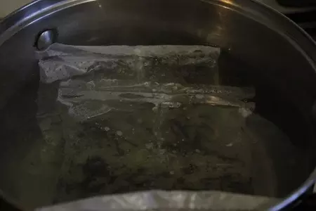 Кальмары с шампиньонами в сливочном соусе и рисом "актавика mix" за 30 минут: шаг 2